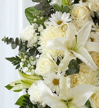 Load image into Gallery viewer, All White Funeral Wreath
